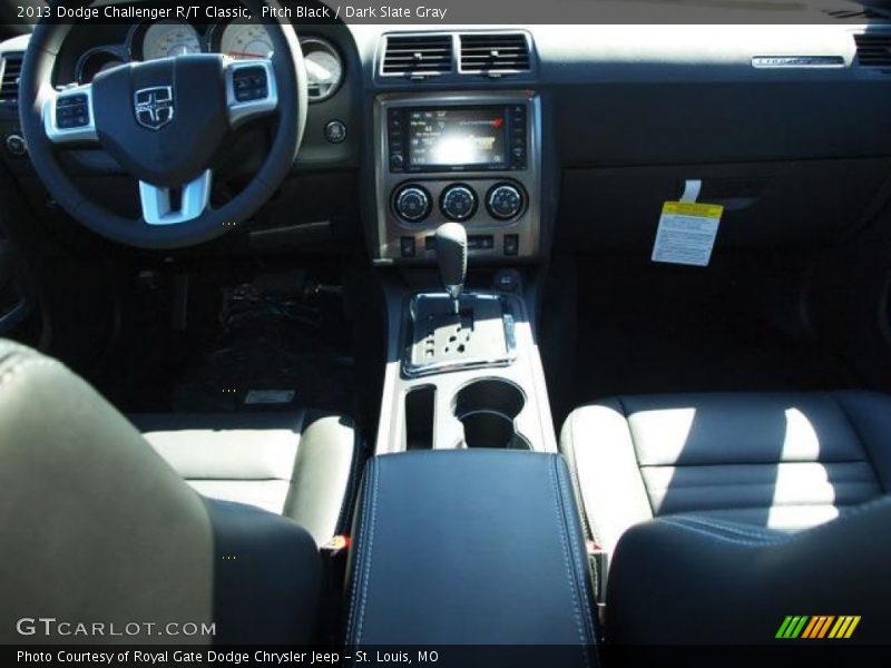 Pitch Black / Dark Slate Gray 2013 Dodge Challenger R/T Classic