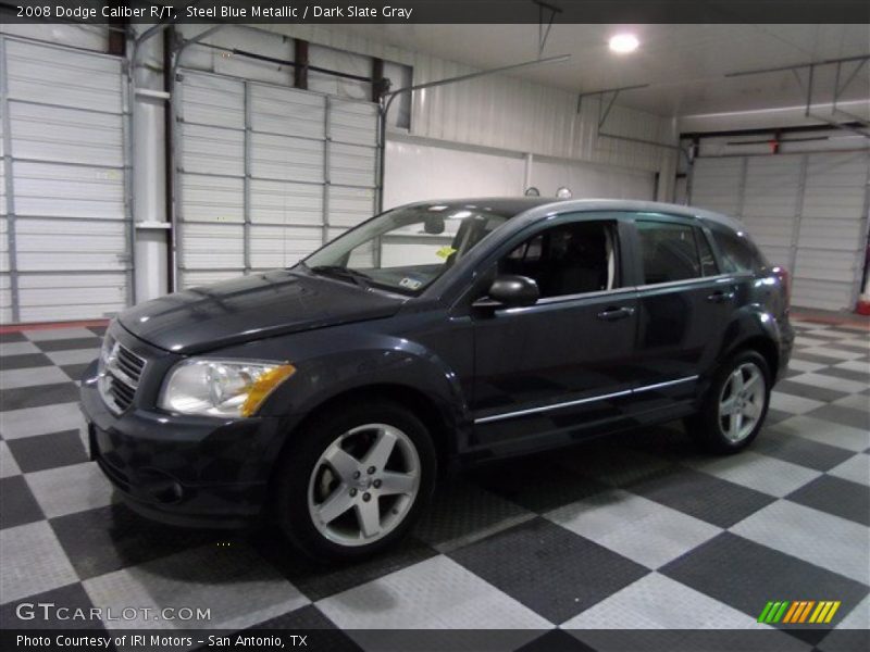 Steel Blue Metallic / Dark Slate Gray 2008 Dodge Caliber R/T