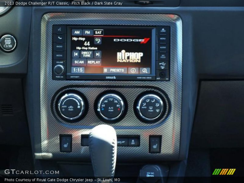 Pitch Black / Dark Slate Gray 2013 Dodge Challenger R/T Classic