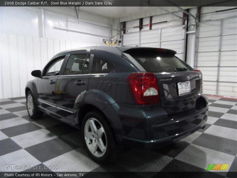 Steel Blue Metallic / Dark Slate Gray 2008 Dodge Caliber R/T