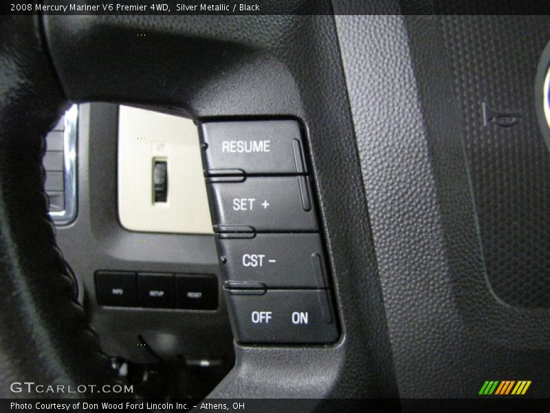 Controls of 2008 Mariner V6 Premier 4WD