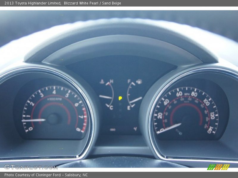 Blizzard White Pearl / Sand Beige 2013 Toyota Highlander Limited