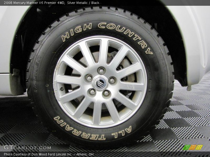 Silver Metallic / Black 2008 Mercury Mariner V6 Premier 4WD
