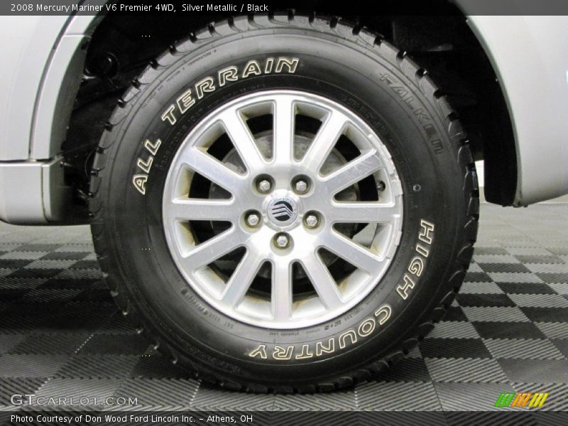 Silver Metallic / Black 2008 Mercury Mariner V6 Premier 4WD