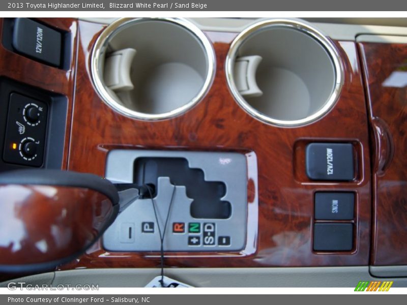 Blizzard White Pearl / Sand Beige 2013 Toyota Highlander Limited