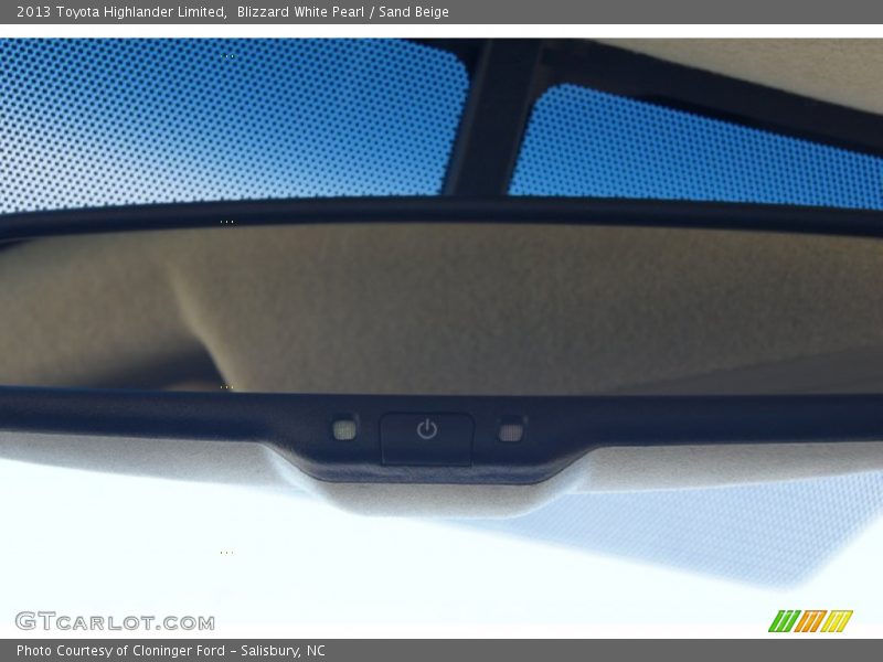 Blizzard White Pearl / Sand Beige 2013 Toyota Highlander Limited