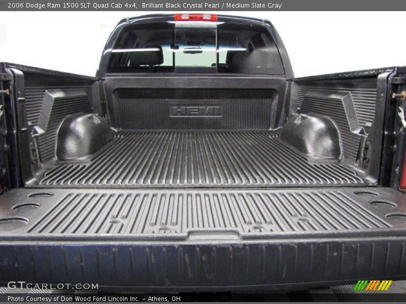 Brilliant Black Crystal Pearl / Medium Slate Gray 2006 Dodge Ram 1500 SLT Quad Cab 4x4