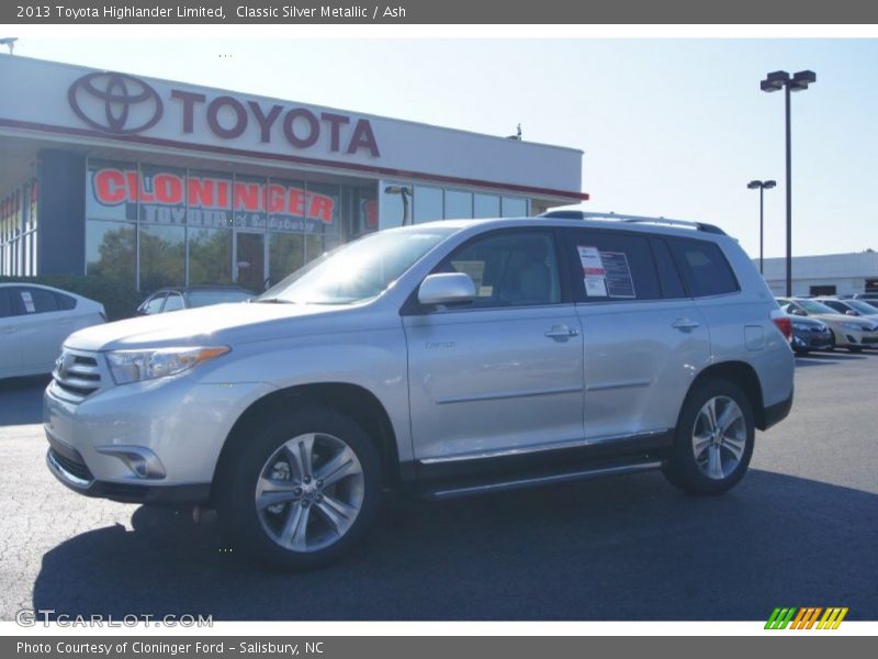 Classic Silver Metallic / Ash 2013 Toyota Highlander Limited