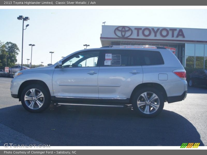 Classic Silver Metallic / Ash 2013 Toyota Highlander Limited
