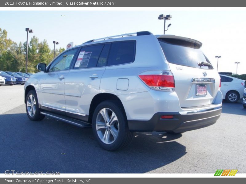 Classic Silver Metallic / Ash 2013 Toyota Highlander Limited