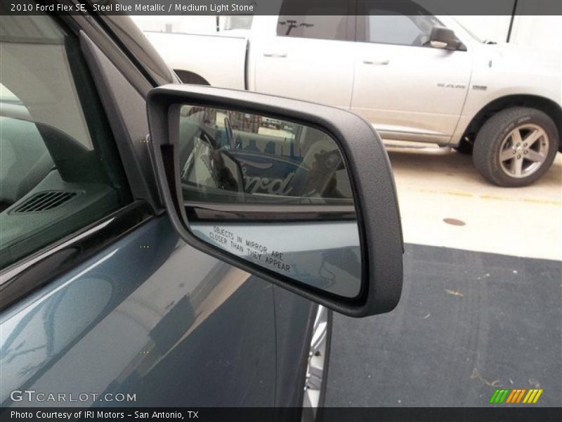 Steel Blue Metallic / Medium Light Stone 2010 Ford Flex SE