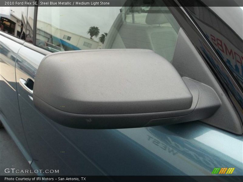 Steel Blue Metallic / Medium Light Stone 2010 Ford Flex SE