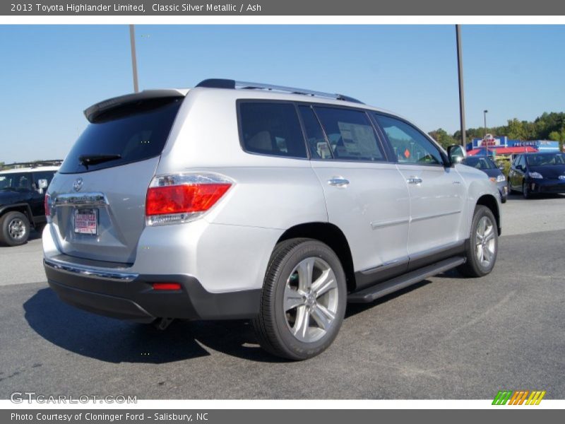 Classic Silver Metallic / Ash 2013 Toyota Highlander Limited