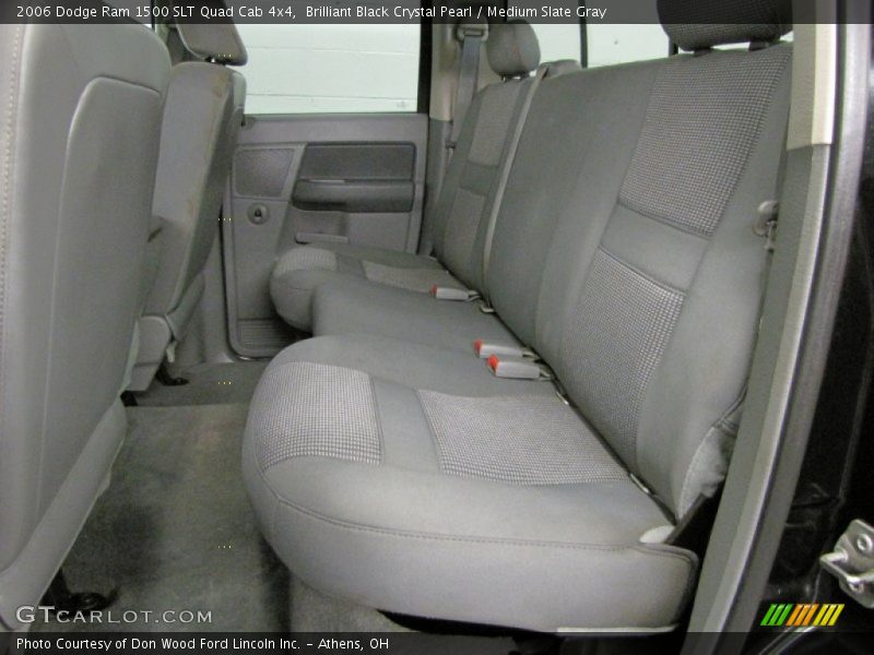 Brilliant Black Crystal Pearl / Medium Slate Gray 2006 Dodge Ram 1500 SLT Quad Cab 4x4