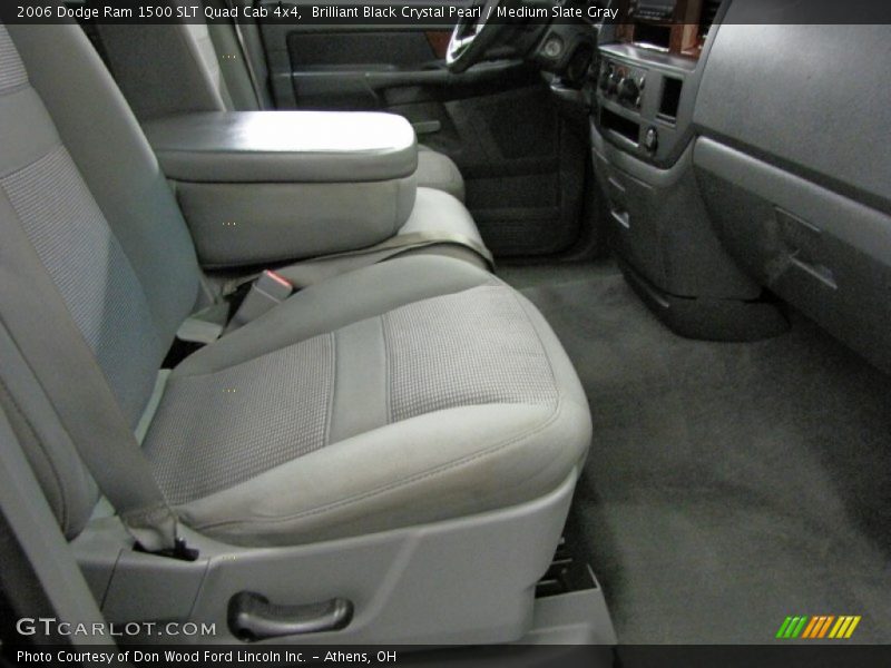 Brilliant Black Crystal Pearl / Medium Slate Gray 2006 Dodge Ram 1500 SLT Quad Cab 4x4