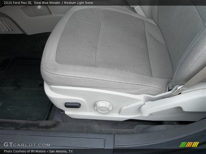 Steel Blue Metallic / Medium Light Stone 2010 Ford Flex SE