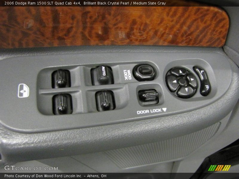 Brilliant Black Crystal Pearl / Medium Slate Gray 2006 Dodge Ram 1500 SLT Quad Cab 4x4