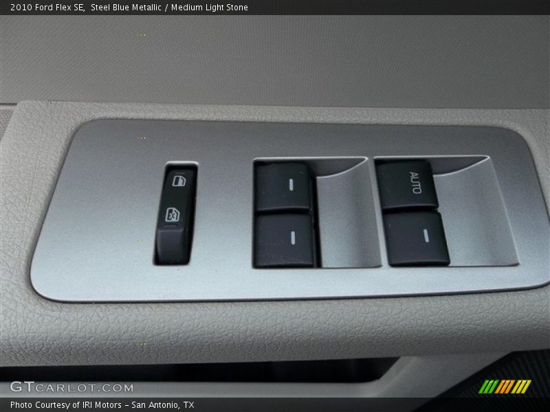 Steel Blue Metallic / Medium Light Stone 2010 Ford Flex SE