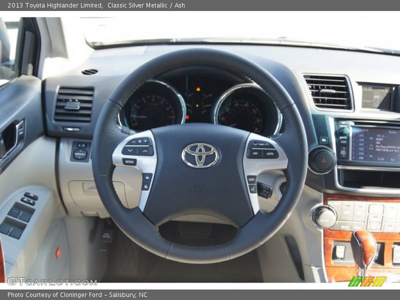 Classic Silver Metallic / Ash 2013 Toyota Highlander Limited