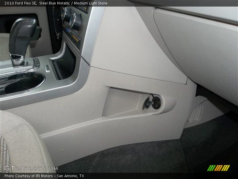 Steel Blue Metallic / Medium Light Stone 2010 Ford Flex SE