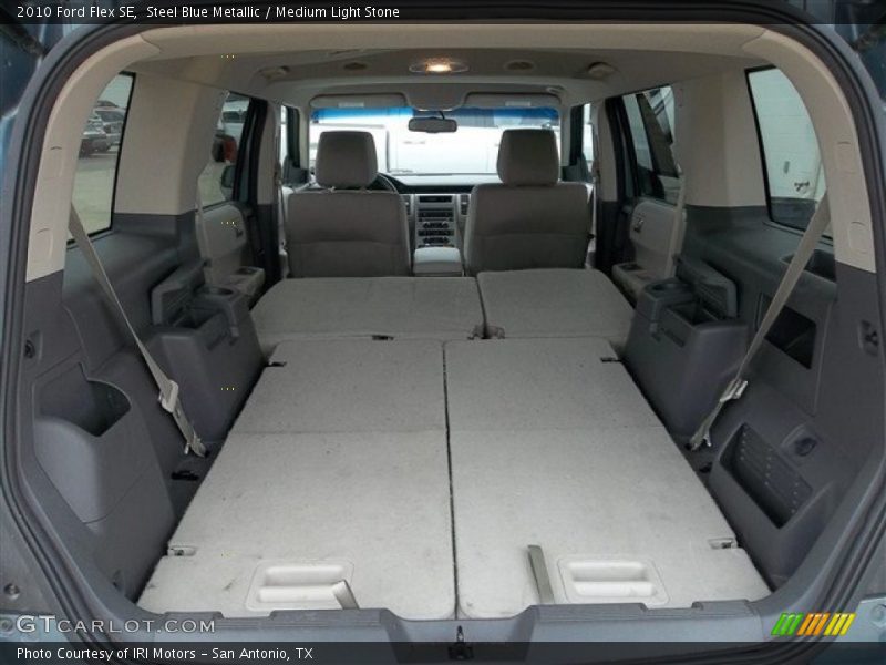 Steel Blue Metallic / Medium Light Stone 2010 Ford Flex SE
