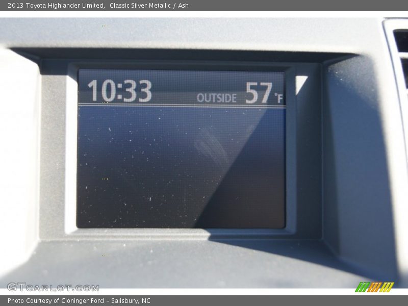 Classic Silver Metallic / Ash 2013 Toyota Highlander Limited