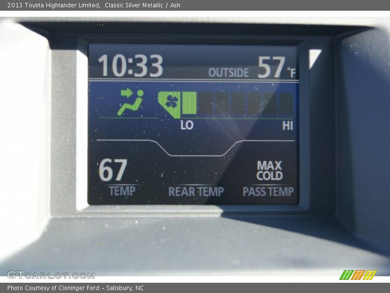 Classic Silver Metallic / Ash 2013 Toyota Highlander Limited