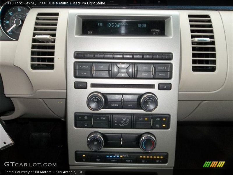 Steel Blue Metallic / Medium Light Stone 2010 Ford Flex SE