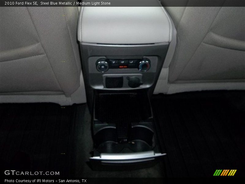 Steel Blue Metallic / Medium Light Stone 2010 Ford Flex SE