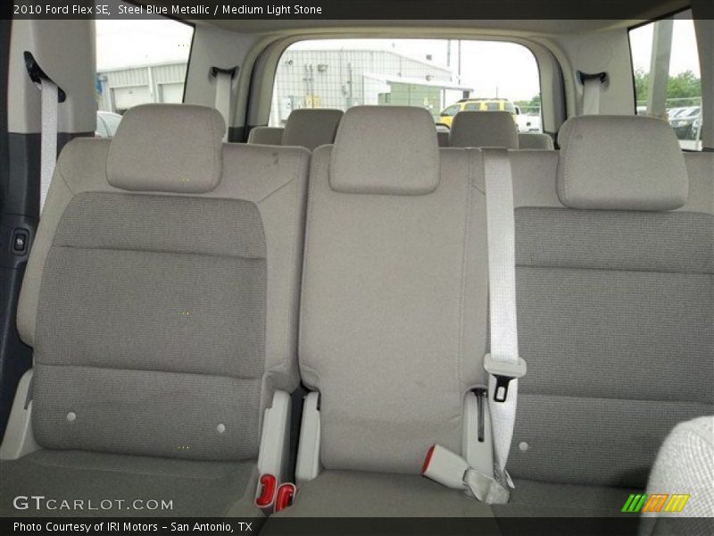 Steel Blue Metallic / Medium Light Stone 2010 Ford Flex SE