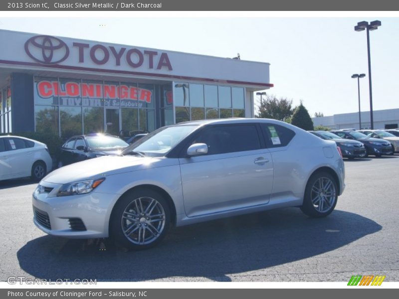 Classic Silver Metallic / Dark Charcoal 2013 Scion tC
