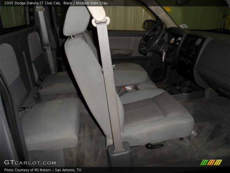 Black / Medium Slate Gray 2005 Dodge Dakota ST Club Cab