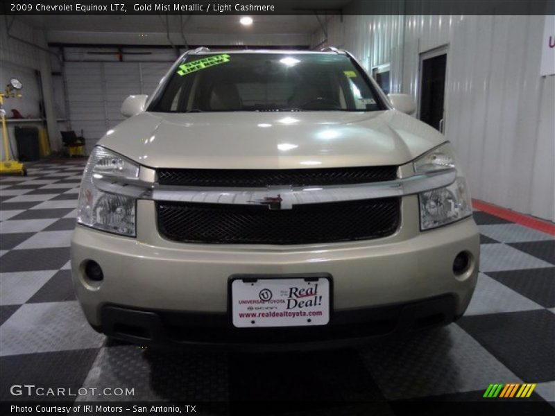 Gold Mist Metallic / Light Cashmere 2009 Chevrolet Equinox LTZ