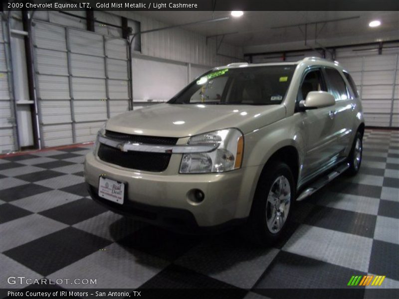 Gold Mist Metallic / Light Cashmere 2009 Chevrolet Equinox LTZ