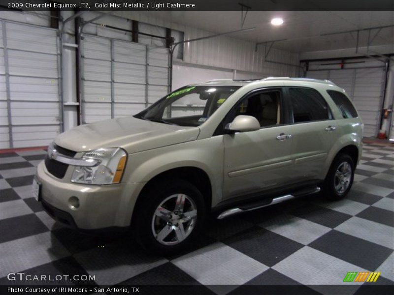 Gold Mist Metallic / Light Cashmere 2009 Chevrolet Equinox LTZ