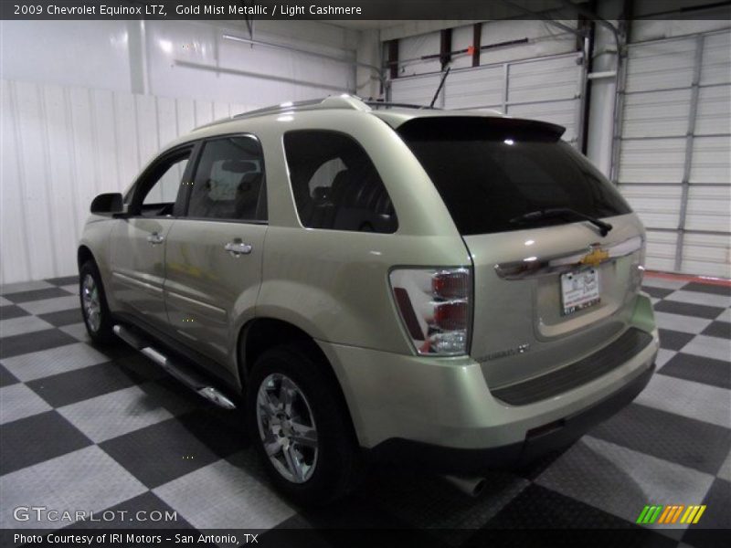 Gold Mist Metallic / Light Cashmere 2009 Chevrolet Equinox LTZ