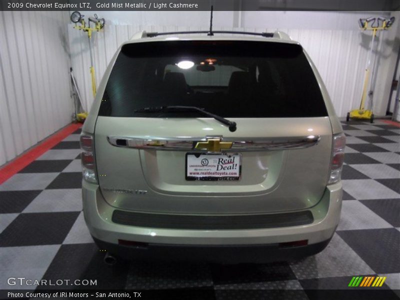 Gold Mist Metallic / Light Cashmere 2009 Chevrolet Equinox LTZ