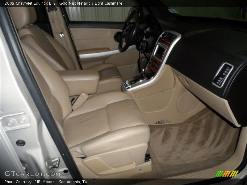 Gold Mist Metallic / Light Cashmere 2009 Chevrolet Equinox LTZ