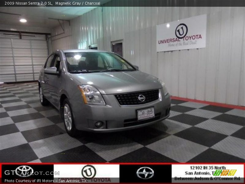 Magnetic Gray / Charcoal 2009 Nissan Sentra 2.0 SL