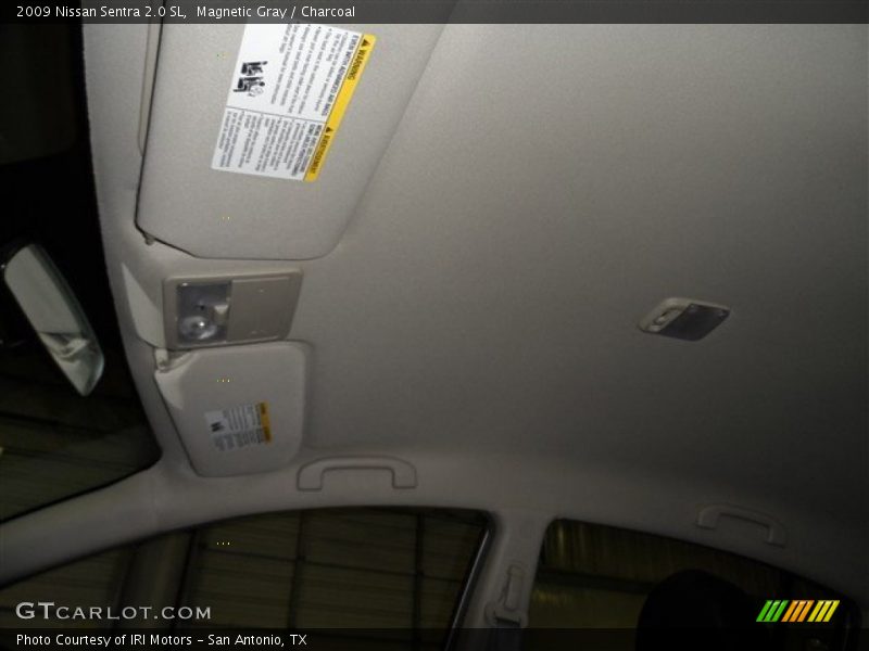 Magnetic Gray / Charcoal 2009 Nissan Sentra 2.0 SL