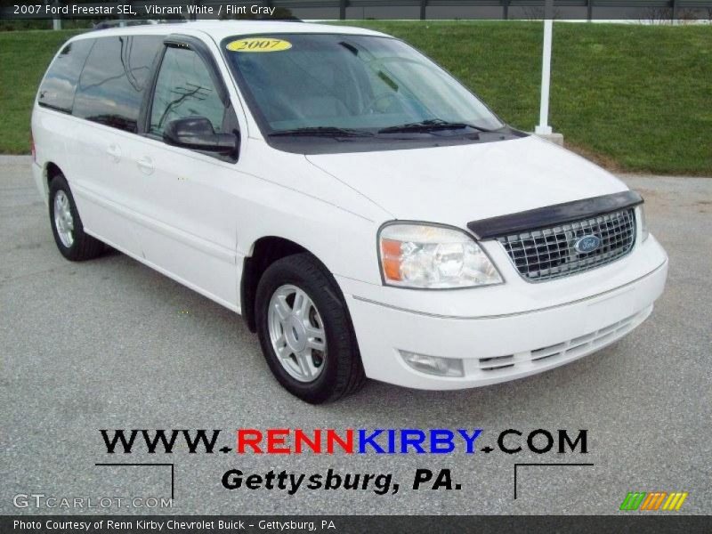 Vibrant White / Flint Gray 2007 Ford Freestar SEL