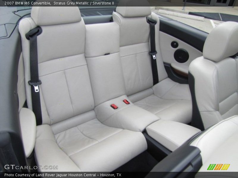 Rear Seat of 2007 M6 Convertible