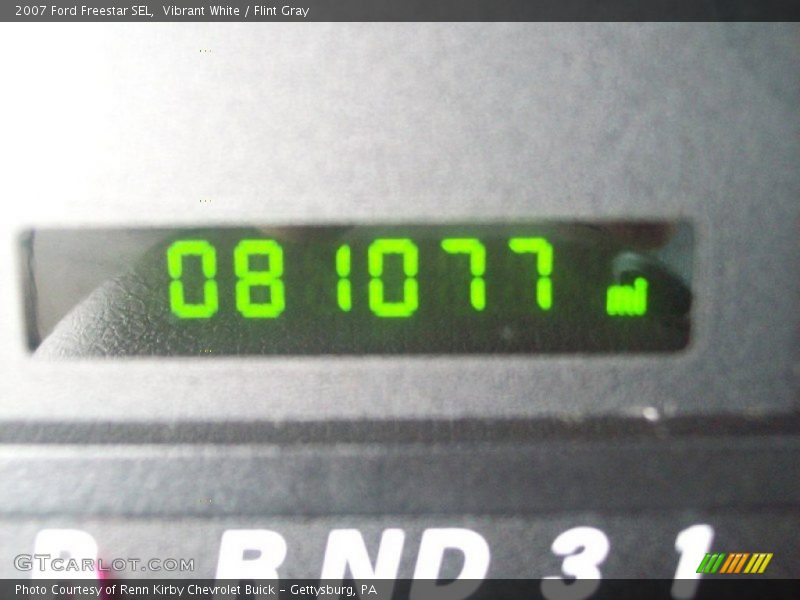 Vibrant White / Flint Gray 2007 Ford Freestar SEL