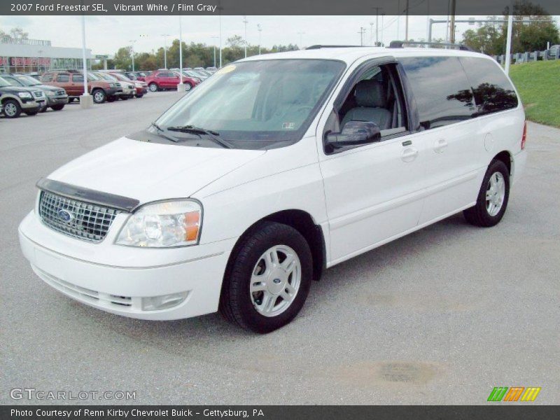 Vibrant White / Flint Gray 2007 Ford Freestar SEL