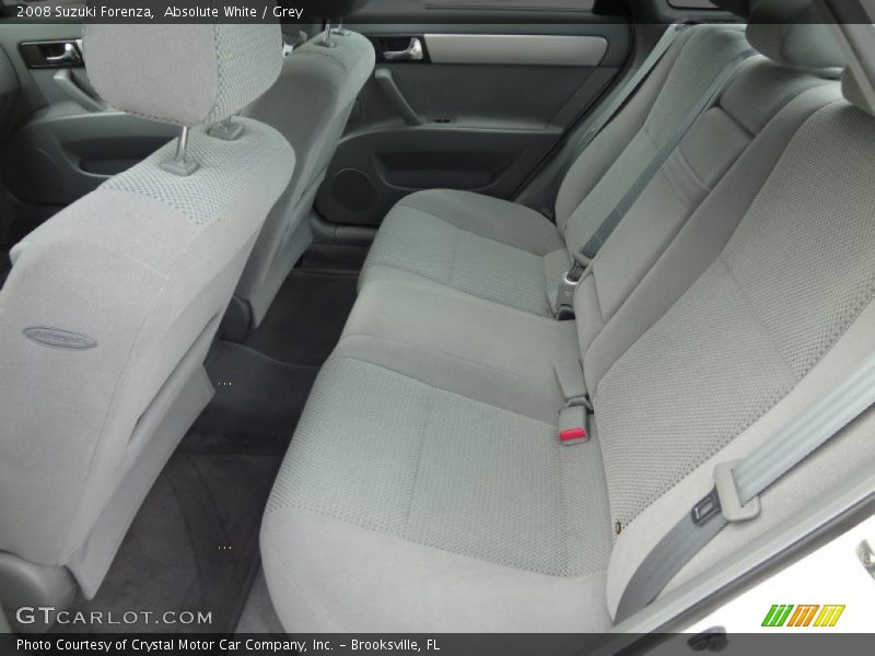 Absolute White / Grey 2008 Suzuki Forenza