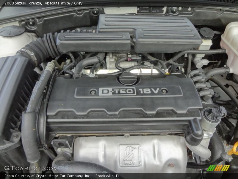 Absolute White / Grey 2008 Suzuki Forenza