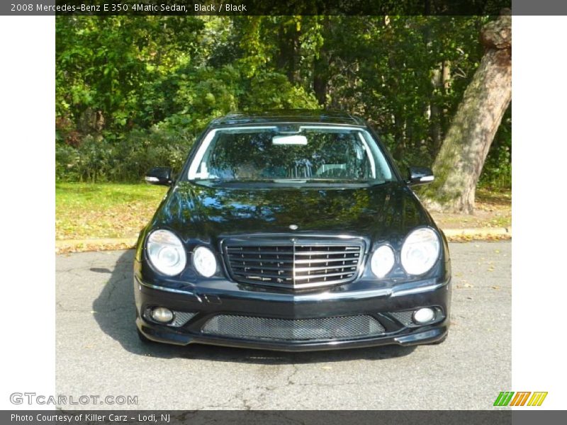 Black / Black 2008 Mercedes-Benz E 350 4Matic Sedan