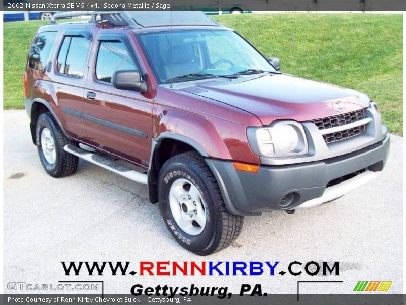 Sedona Metallic / Sage 2002 Nissan Xterra SE V6 4x4