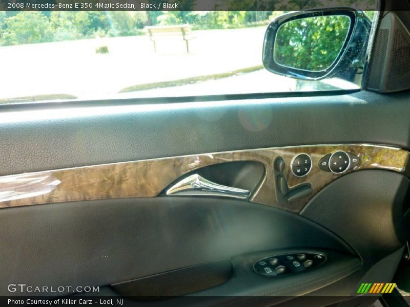 Black / Black 2008 Mercedes-Benz E 350 4Matic Sedan