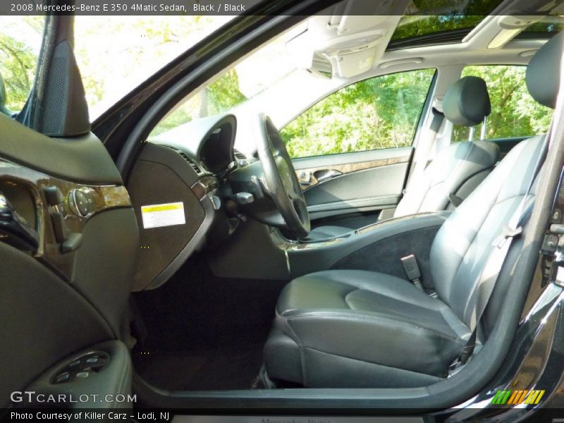 Black / Black 2008 Mercedes-Benz E 350 4Matic Sedan